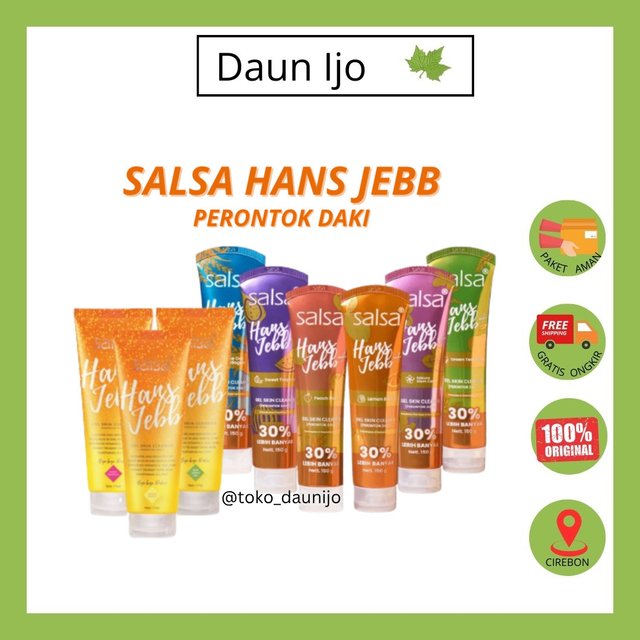 SALSA Hans Jebb Peeling Gel 110g - Perontok Daki dan Ketiak Hitam