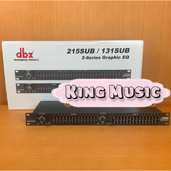 EQUALIZER DBX 215 + SUBWOOFER GRADE A++ NEW INCLUDE SUB OUT