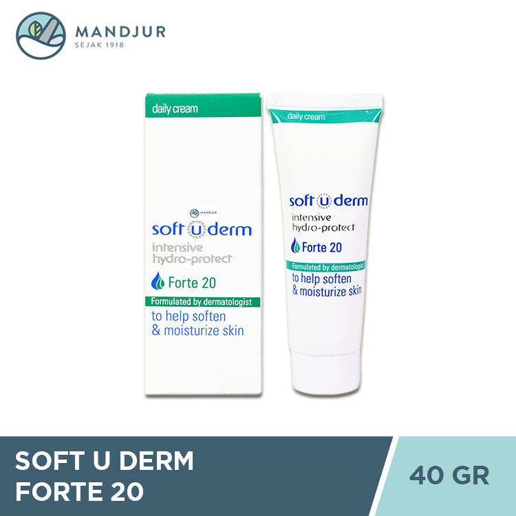 Soft U Derm Intensive Hydro Forte 40 Gram - Krim Pelembab Kulit Kering