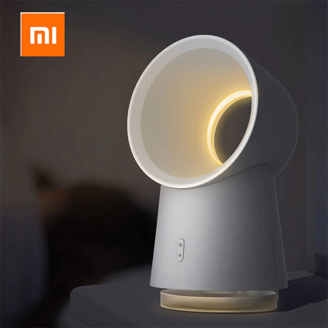Xiaomi Nesugar Happy Life 3 in 1 Kipas Mini Cooling Bladeless Fan Humidifier Mist with LED Light R011 - White
