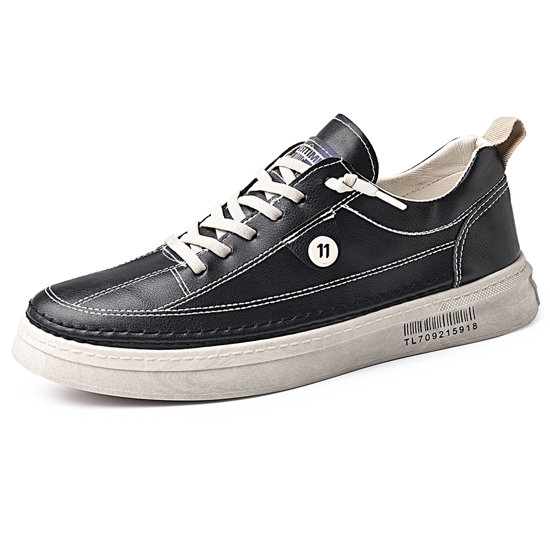 Techdoo Sepatu Casal PU Leather Comfortable Sepatu Kerja Santai MC406