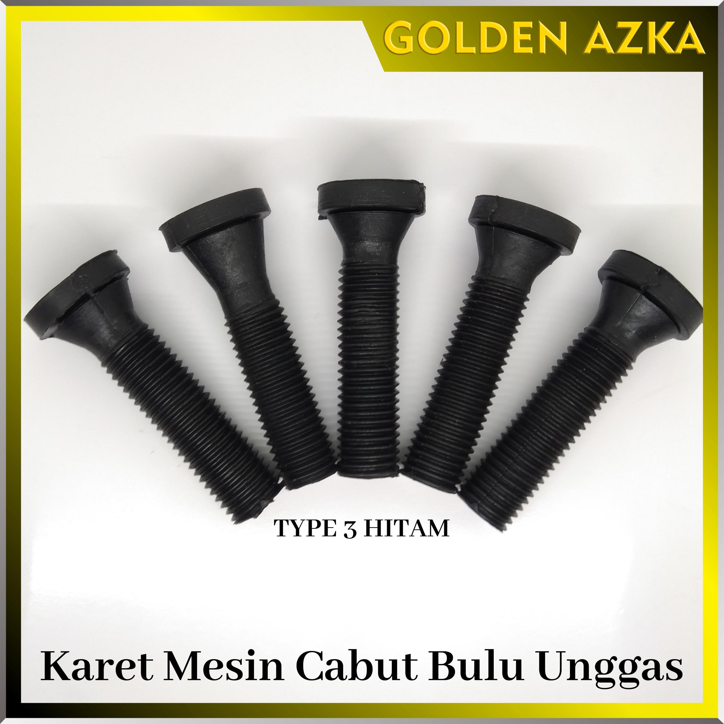 Karet PenCabut Bulu Ayam Grosir Plucker Hitam Kaku PVC