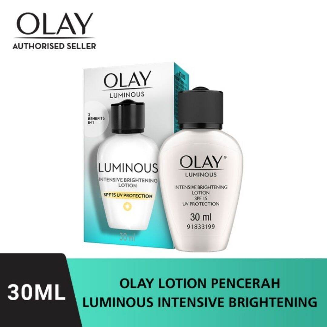 OLAY White Radiance Liminous Intensive Lotion 30ml Krim Pelembab 30ml Olay Lotion White Radiance Pelembab Wajah SPF 15
