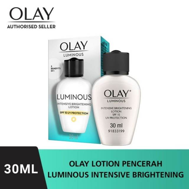 OLAY White Radiance Liminous Intensive Lotion 30ml Krim Pelembab 30ml Olay Lotion White Radiance Pelembab Wajah SPF 15