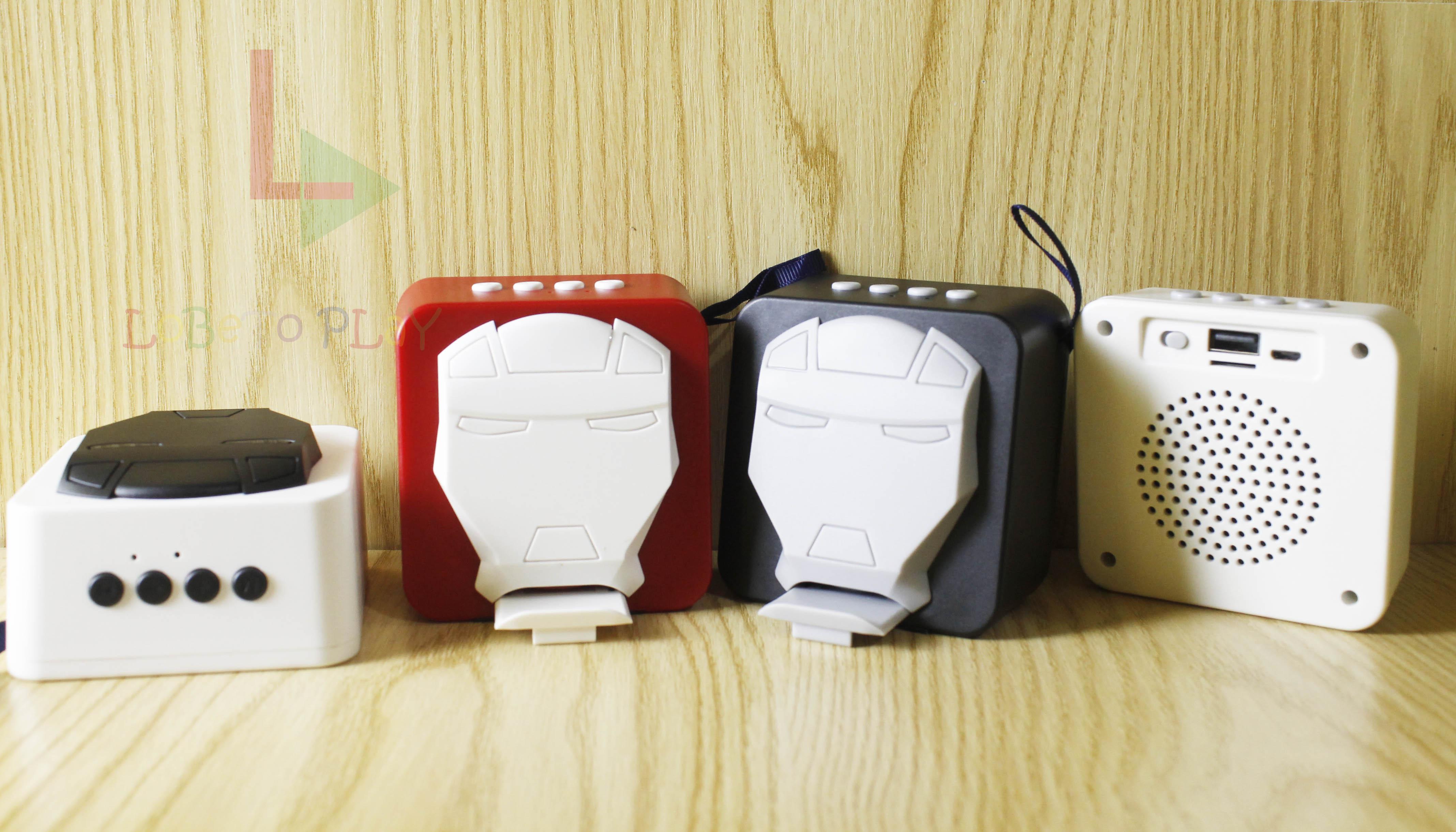 Speaker Bluetooth V3 Wireless model Iron Man