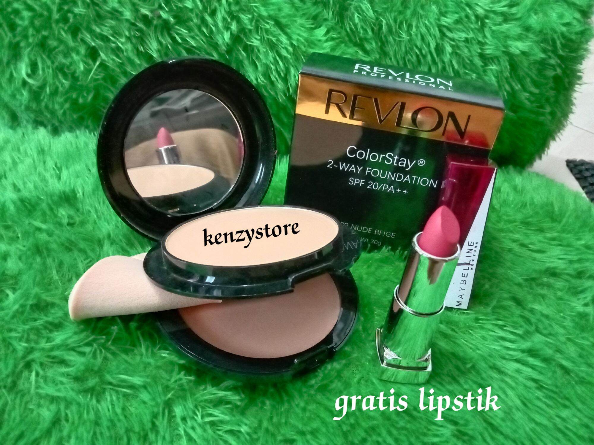PAKET BEDAK GLOWING 2 LAPIS GRATIS LIPSTIK MATTE CANTIK