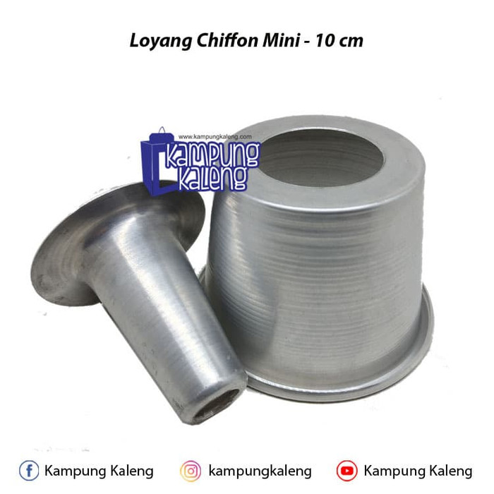Loyang Chiffon Mini Ukuran 10 cm - 3 Pcs