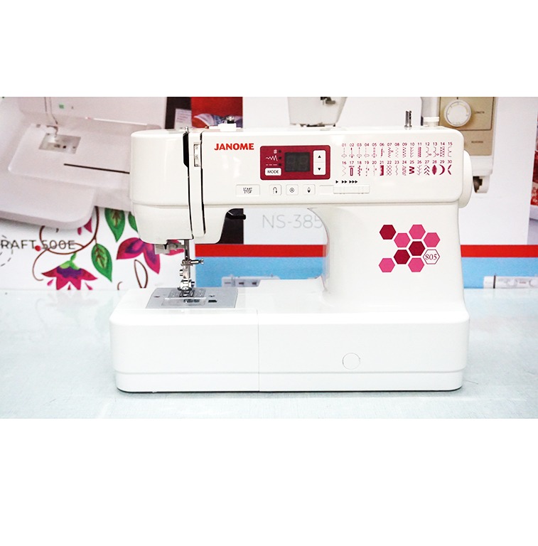 mesin jahit portable merk janome type 805 model komputer terbaru