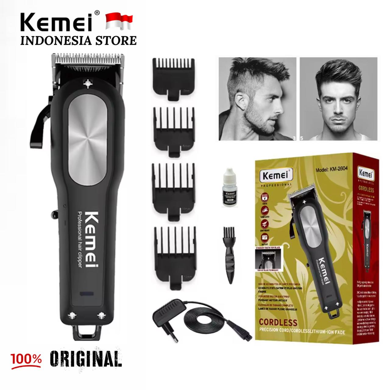 Kemei Hair Clipper KM 2611 2600 2608 2604 1031 707Z 1990 831 1996 1997 1986 1987 Alat Cukur Rambut
