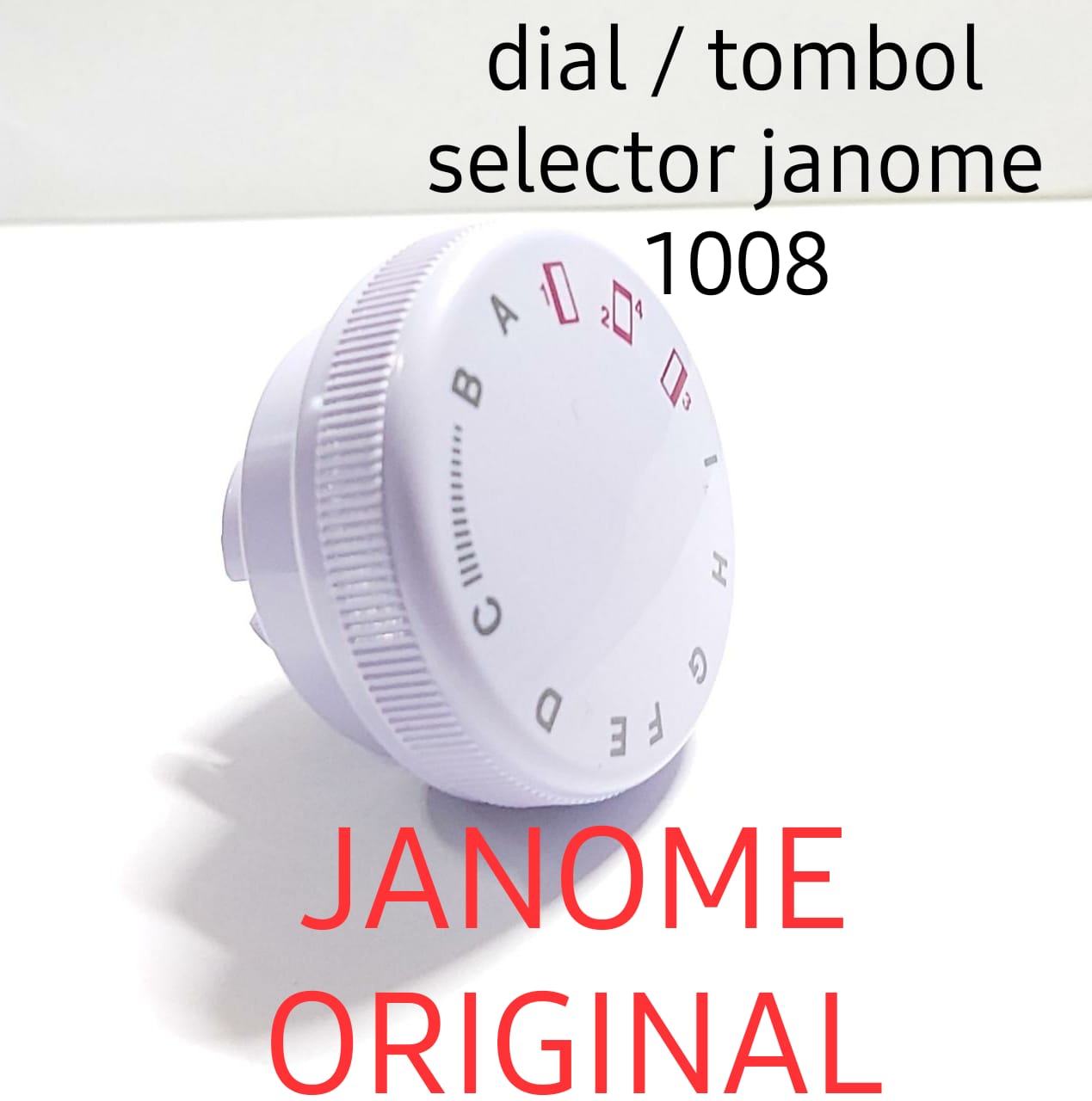 JANOME GENUINE PART dial/tombol pemilihselector jahitan janome 1008