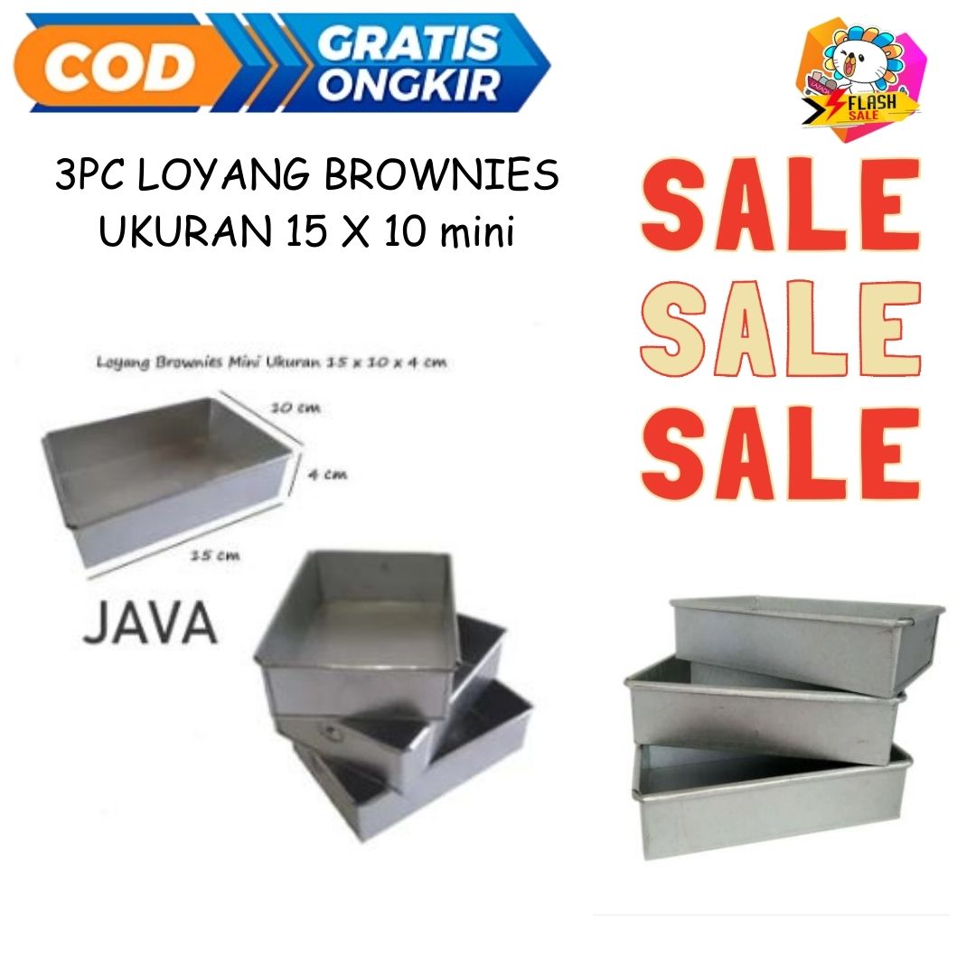 3PC LOYANG BROWNIES UKURAN 15 X 10 mini