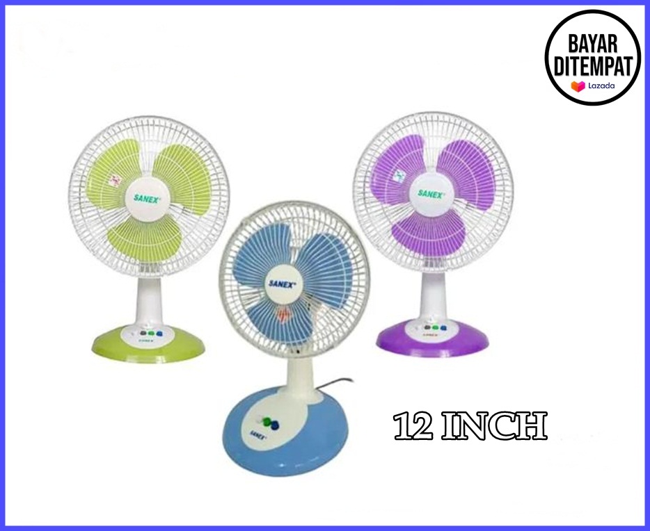 SANEX Kipas Angin 12 inch Model Duduk/ Desk Fan FR1287 GARANSI RESMI
