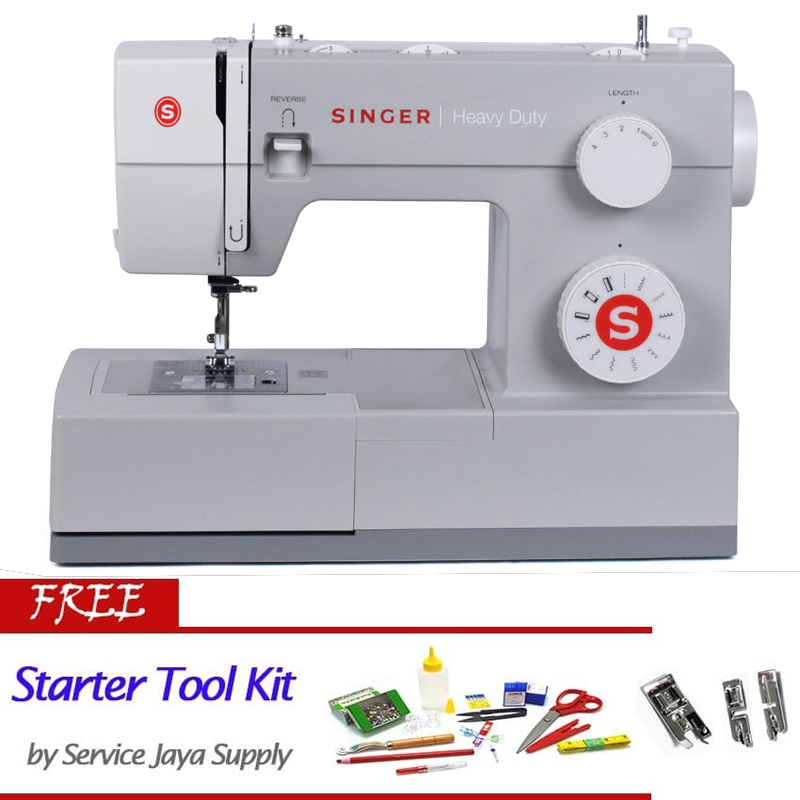 Mesin Jahit SINGER 4411 Heavy Duty Portable Multifungsi +FREE SJS Starter Kit