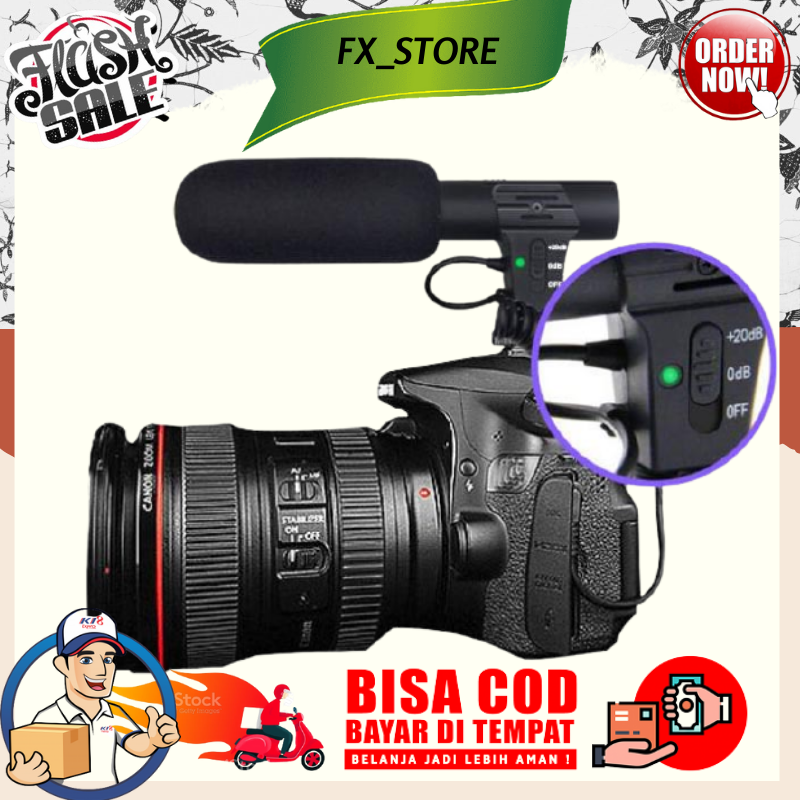 Shotgun Microphone untuk DSLR - MIC-05