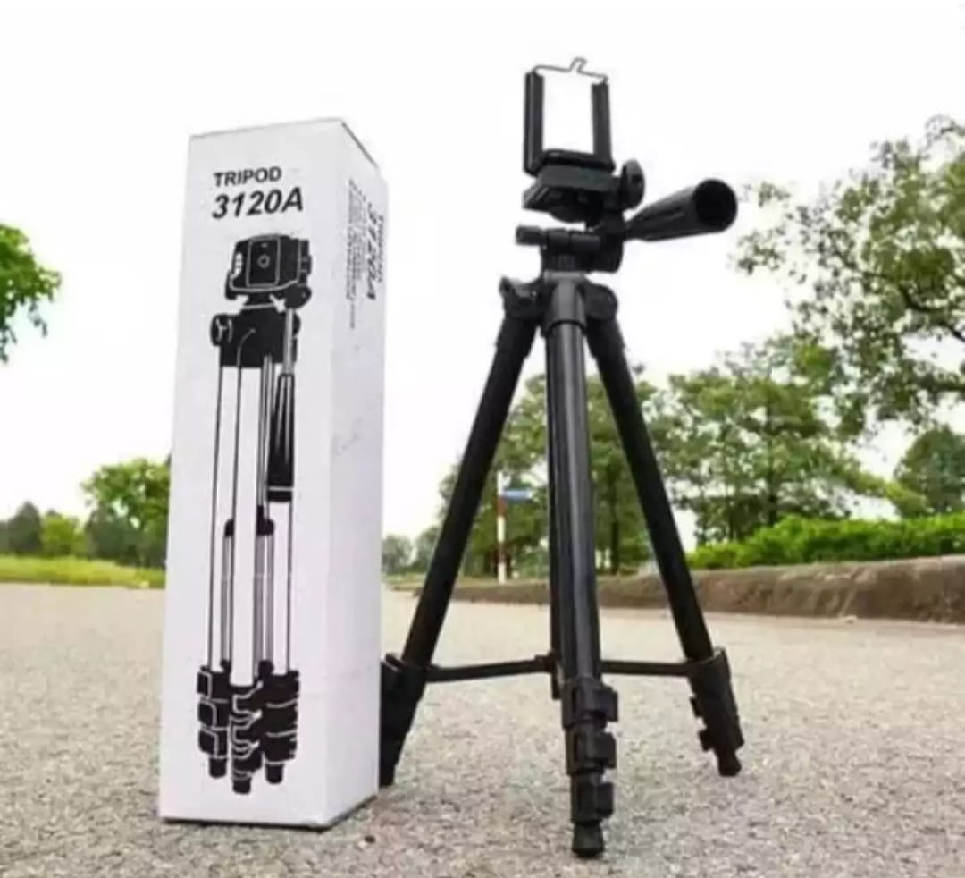TRIPOD 3120A TRIPOD HITAM 1M TRIPOD HP DAN CAMERA HOLDER U