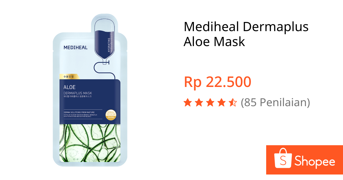 Jual Mediheal Dermaplus Aloe Mask | Shopee Indonesia