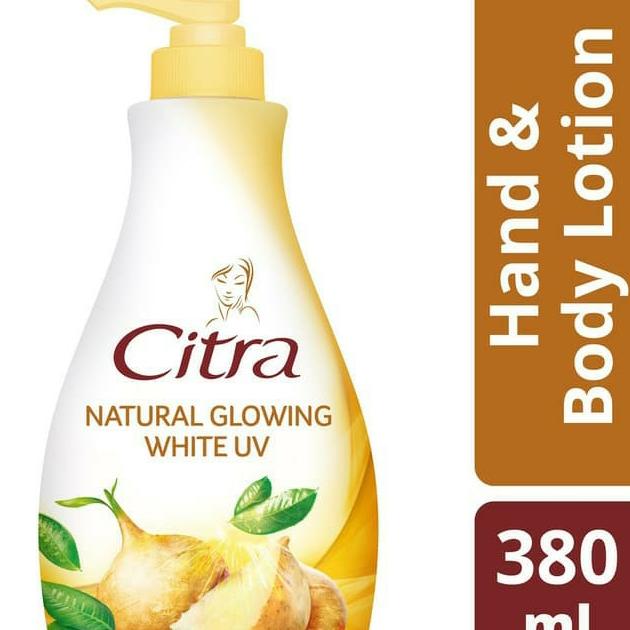 Citra body lotion Perfect Bright Bengkoang Pump 380ml(Kemasan Baru).