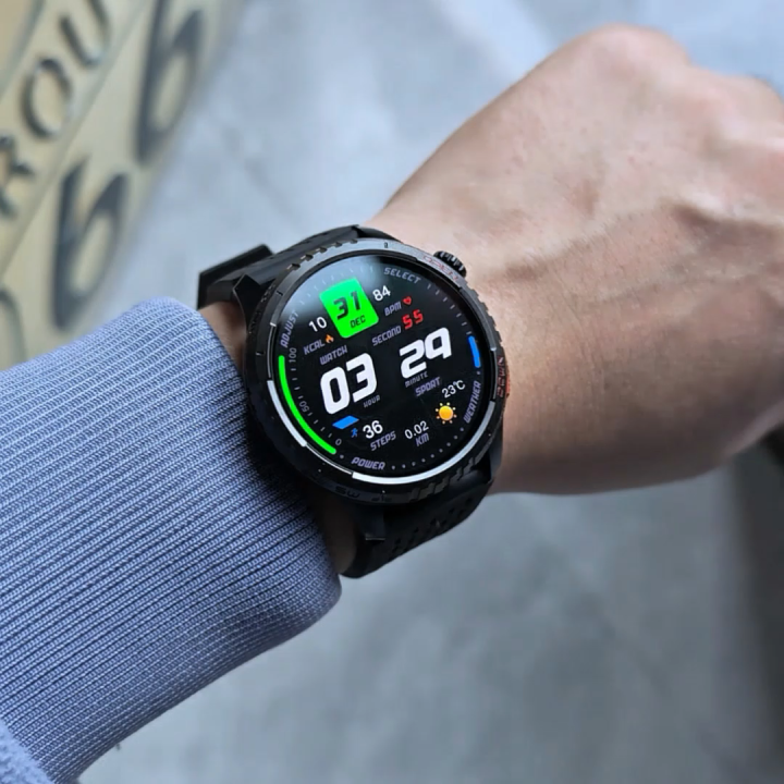 SKMEI B77 Smartwatch GPS Map | 1.43 Amoled | 5ATM Waterproof | Compass | Bluetooth Call Altitude Air Pressure jam olahraga Smart Watch Pria | Lazada Indonesia