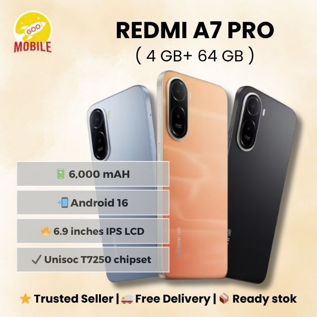Xiaomi Redmi A7 Pro Smartphone | 4GB RAM + 128GB ROM & 64GB ROM | READY STOCK MY | 1 YEAR WARRANTY