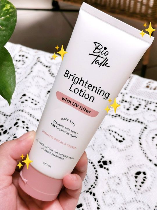 Biotalk brightening lotion 100ML bio talk lotion mencerahkan kulit | Lazada Indonesia