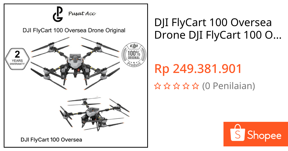 Jual DJI FlyCart 100 Oversea Drone DJI FlyCart 100 Oversea | Shopee Indonesia