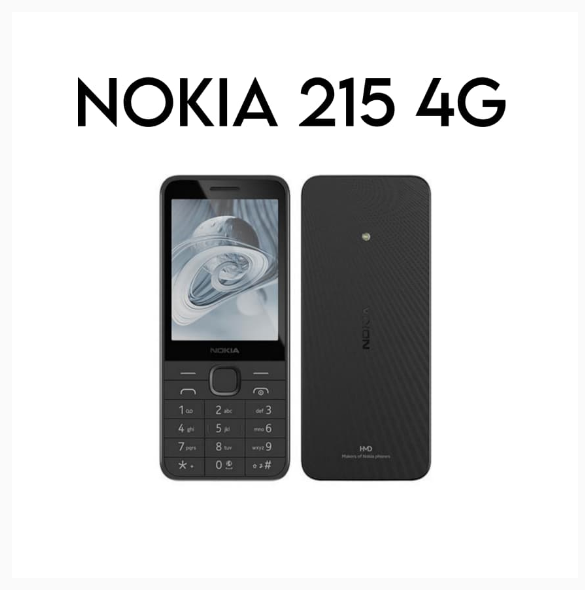[New] Nokia 215 4G (2024) | Black