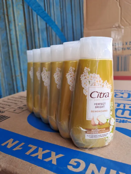 citra hand & body 60 ml 6 pcs citra natural glow uv