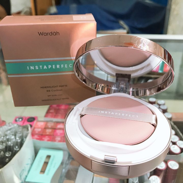 Wardah Instaperfect Mineralight matte BB cushion 13