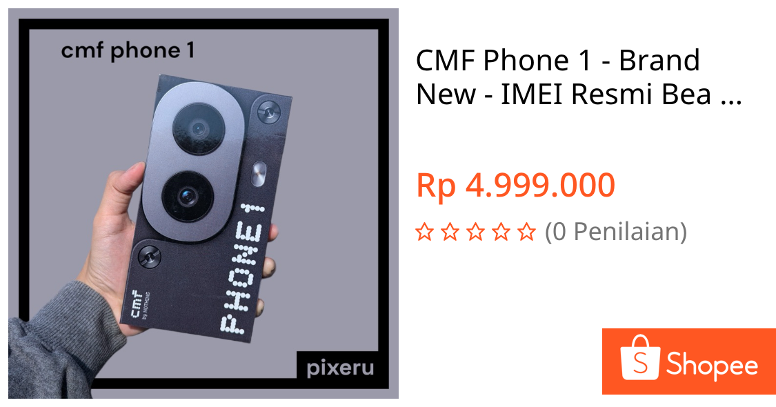 Jual CMF Phone 1 - Brand New - IMEI Resmi Bea Cukai | Shopee Indonesia