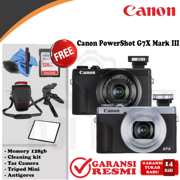 Canon PowerShot G7X Mark III - G7X G7 X Mark 3 - Camera Vlogging | Lazada Indonesia