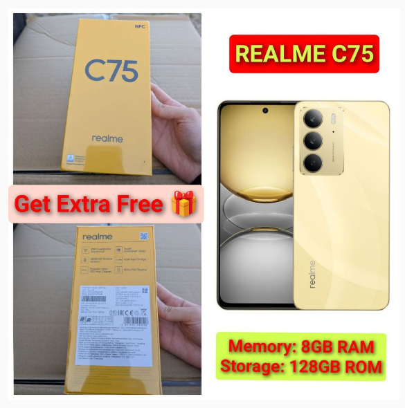 [NEW & SEAL] REALME C75 SMARTPHONE - WATERPROOF