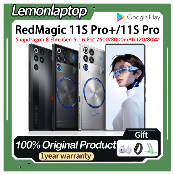 Global Rom RedMagic 11S Pro+ RedMagic 11S Pro Plus RedMagic 11S Pro Snapdragon 8 Elite Gen 5 6.85" RedMagic Gaming Phone