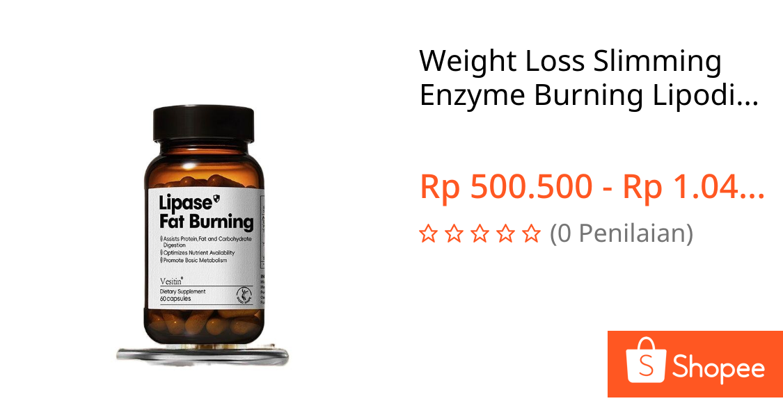 Jual Weight Loss Slimming Enzyme Burning Lipodissolve Capsules60Granule/Figure Control Products | Shopee Indonesia