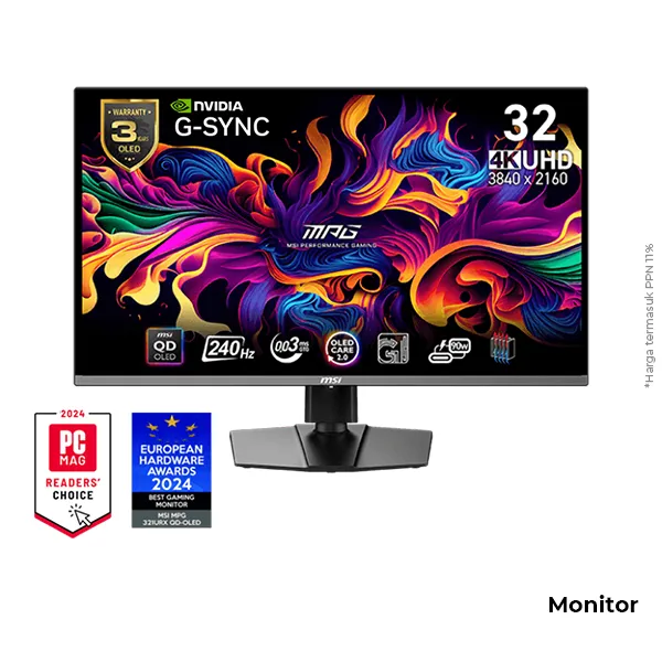MSI MPG 321URX QD-OLED Gaming Monitor 31.5 Inch | Lazada Indonesia