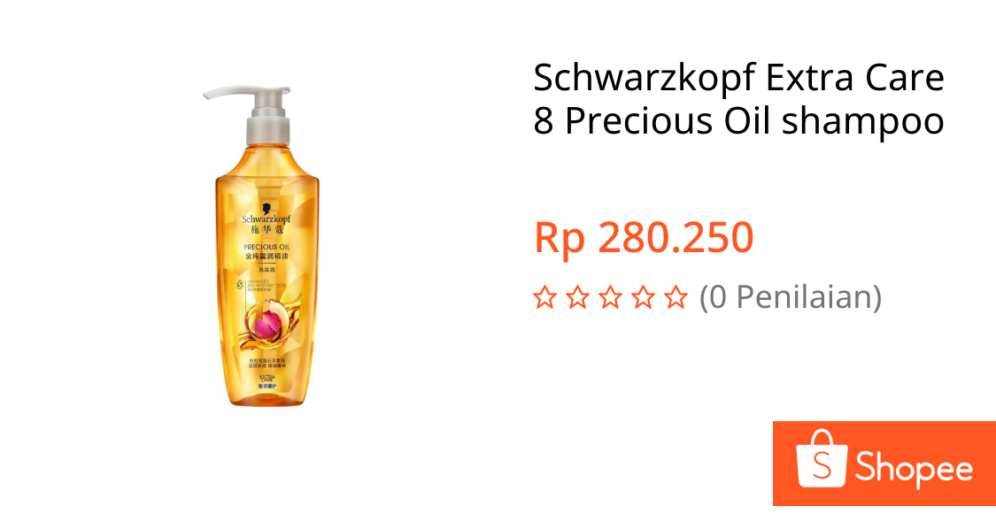 Jual Schwarzkopf Extra Care 8 Precious Oil shampoo | Shopee Indonesia