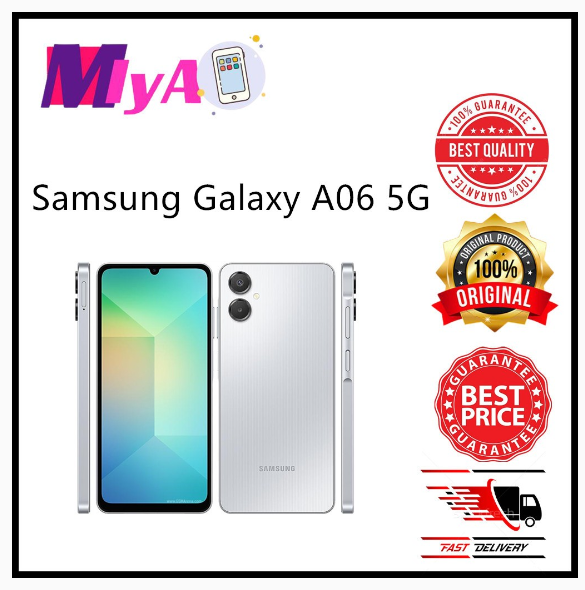 Malaysia Set - Samsung A06 5G / 6.7 inches /50 MP/ 1 Year Warranty By Samsung Malaysia