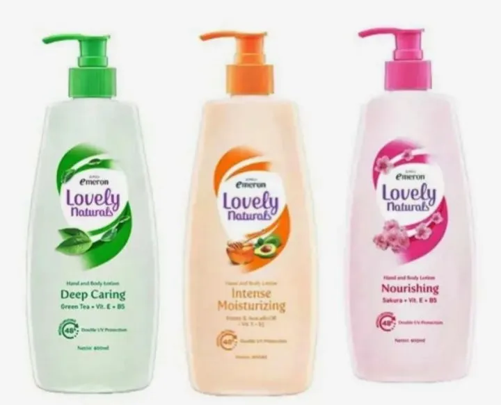 emeron lovely natural hand body Lotion 400 ml | Lazada Indonesia