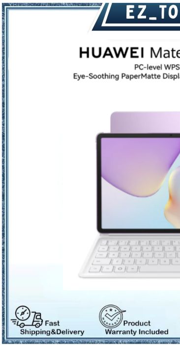 [Super] Huawei Matepad 11.5 PaperMatte Edition | 10100 mAh Battery | 40W SuperCharge | Original Malaysia Set