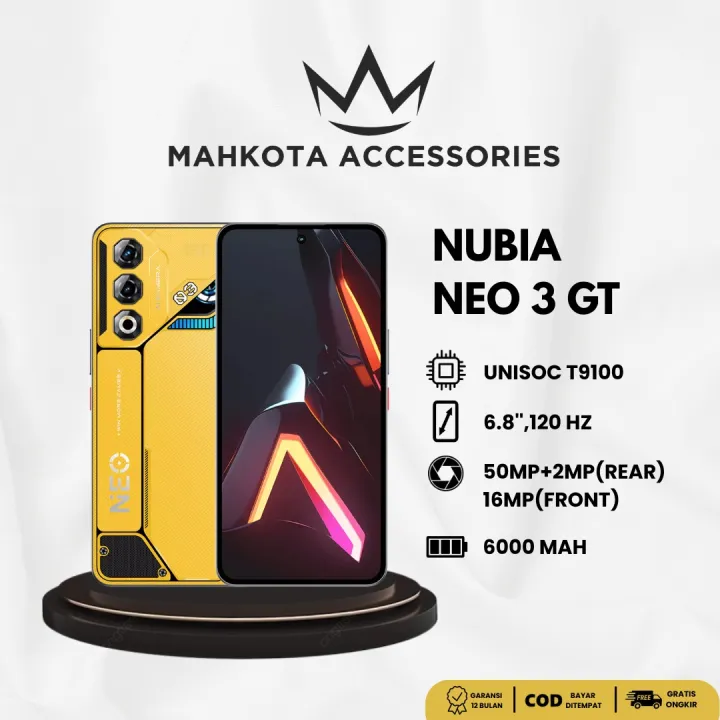 ZTE NUBIA NEO 3 GT 5G 8GB/256GB GARANSI RESMI - SMARTPHONE/PONSEL | Lazada Indonesia