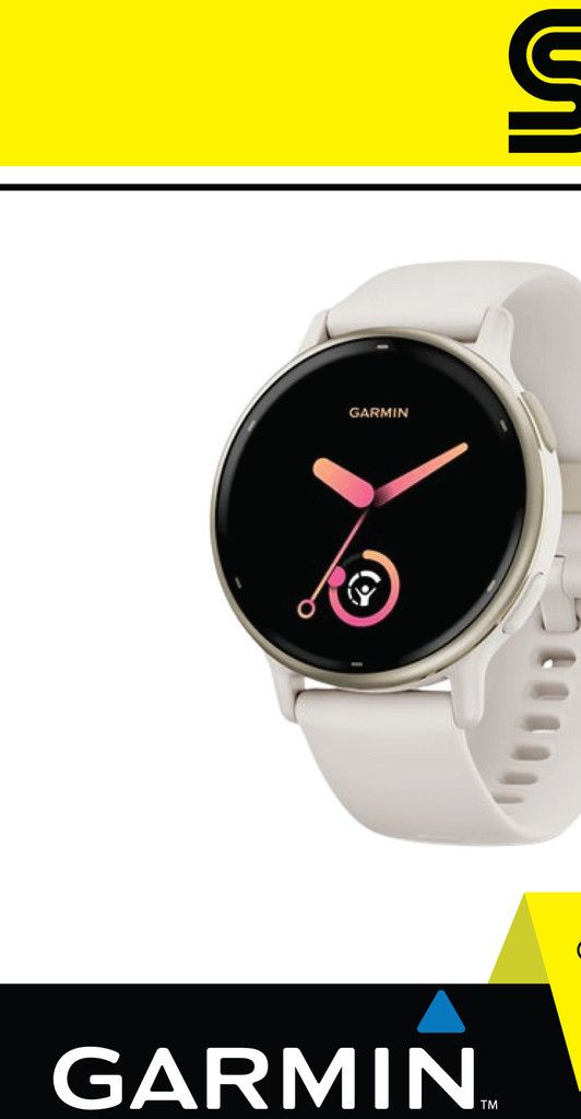 GARMIN Vivoactive 5 Smartwatch - Ivory - 010-02862-51