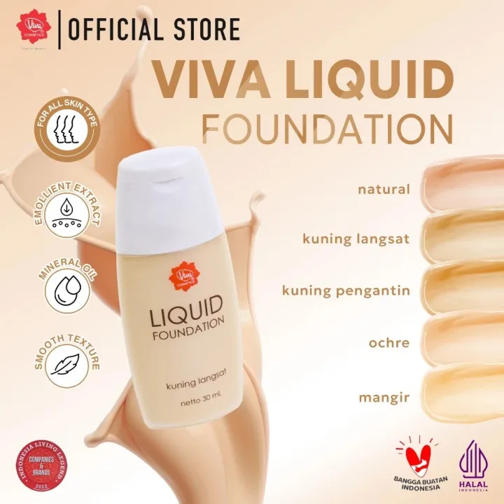 Viva Liquid Foundation | Lazada Indonesia