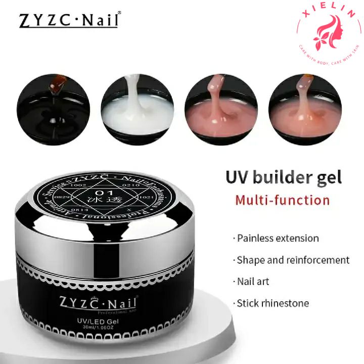 ZYZC BUILDER GEL CLEAR FOR NAIL EXTENSION