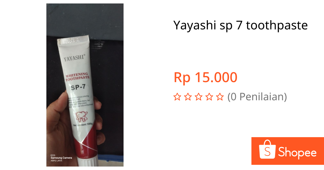 Jual Yayashi sp 7 toothpaste | Shopee Indonesia