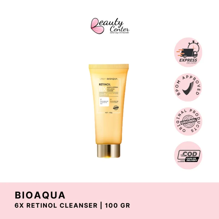 BIOAQUA 6X GENTLE-A RETINOL ANTI AGING LOW PH CLEANSER 100G