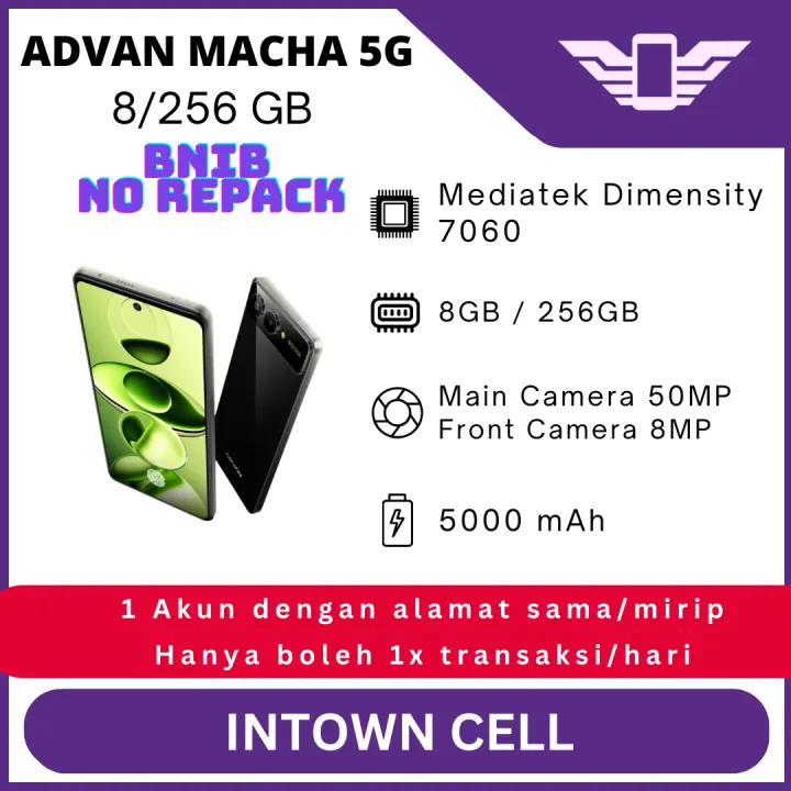 ADVAN MACHA 5G 8/256 - GARANSI RESMI | Lazada Indonesia