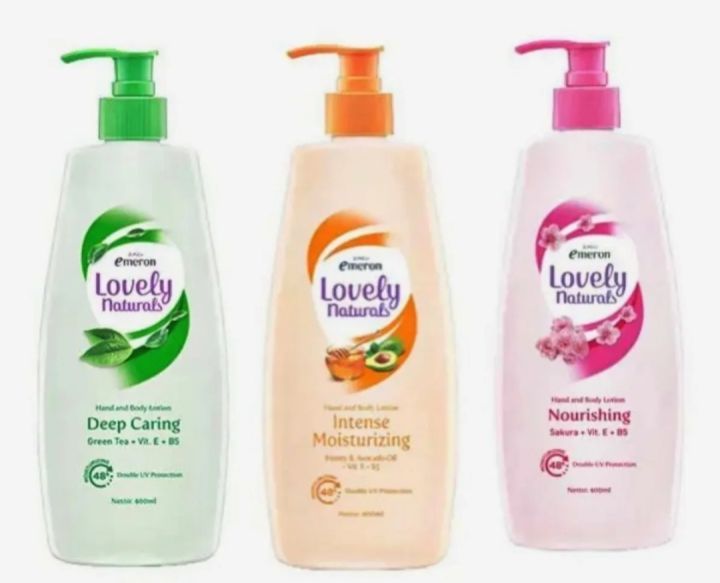 emeron lovely natural hand body Lotion 400 ml | Lazada Indonesia
