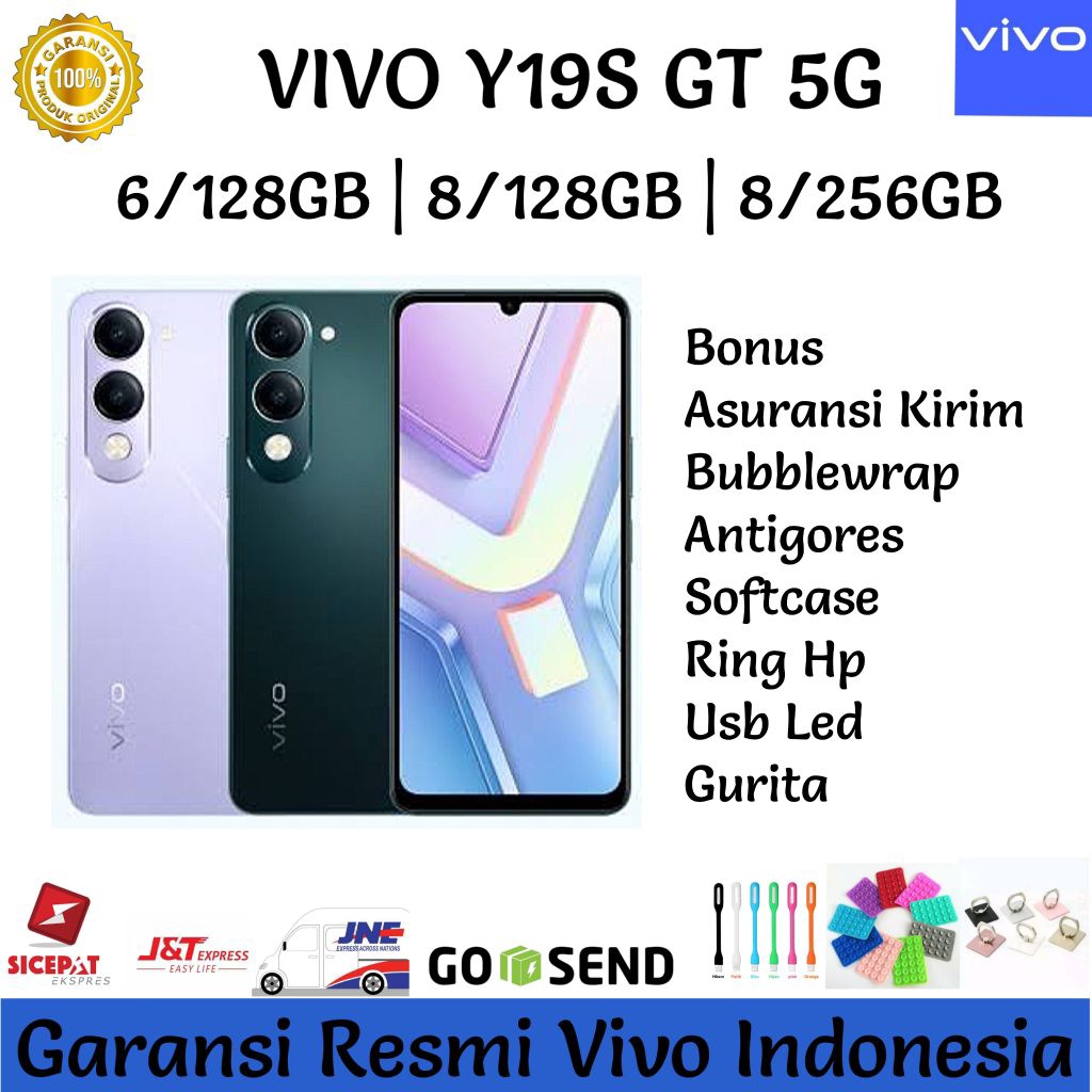 Jual VIVO Y19S GT 5G 6/128GB | 8/128GB | 8/256GB GARANSI RESMI VIVO INDONESIA | Shopee Indonesia