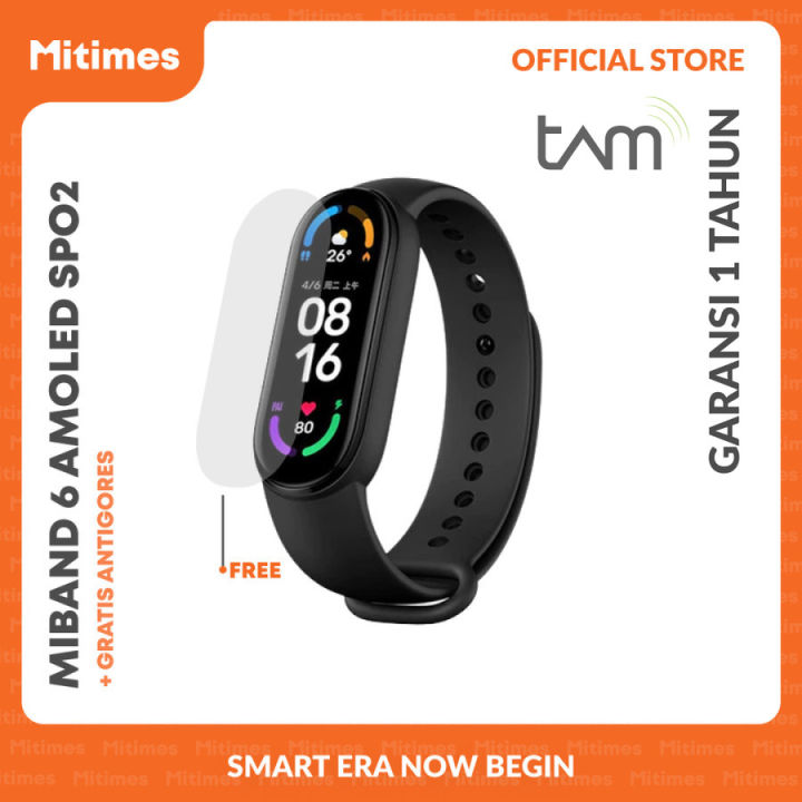 Xiaomi Mi Band 6 AMOLED Miband 6 Smartwatch SpO2