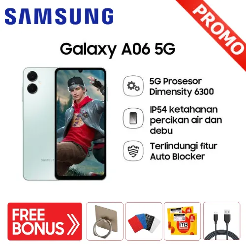 Samsung Galaxy A06 5G Smartphone 6/128GB | Lazada Indonesia