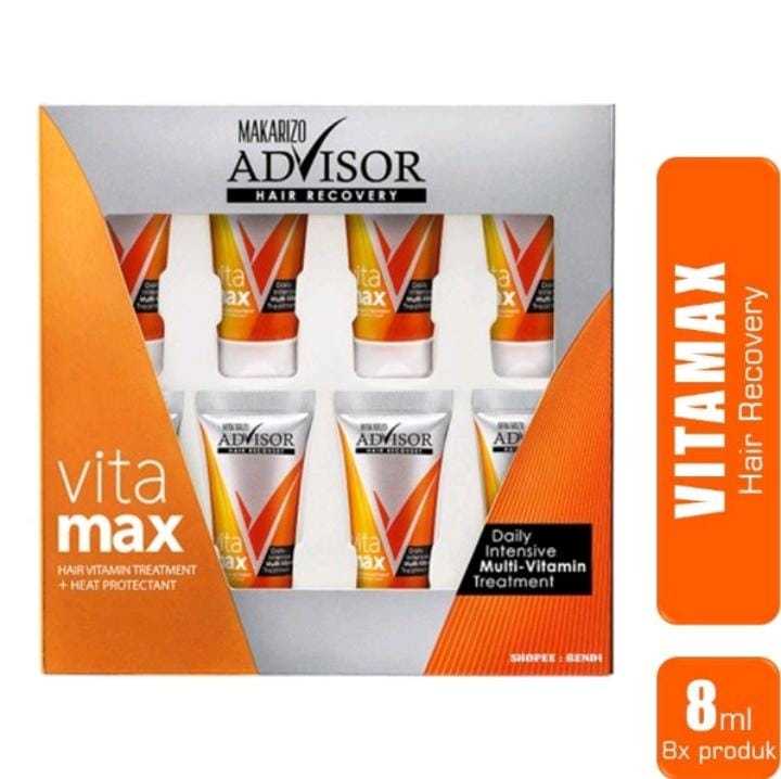 Makarizo Advisor Hair Recovery Vitamax 8 ml x 8 Vitamax Rambut perbox